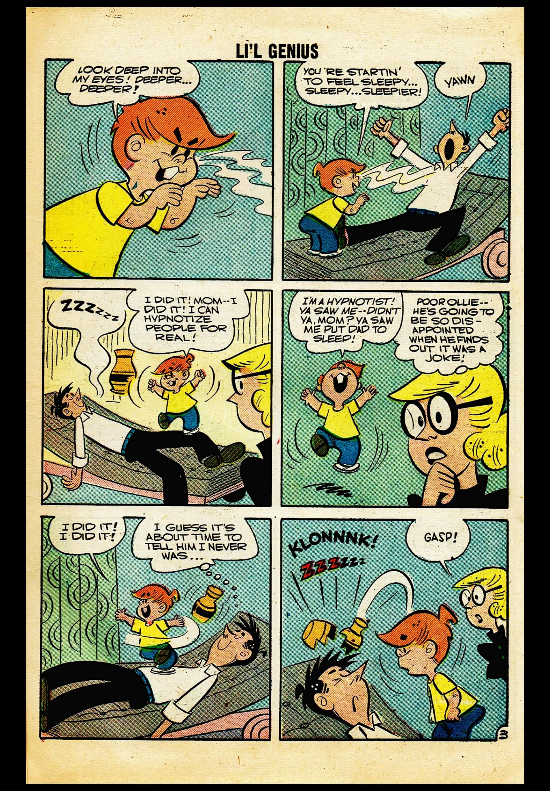 Comic page with enhanced contrast - vibrant and clear